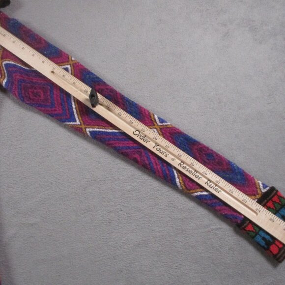 Desigual Off Cowl Neck Sweater Women Aztec Print Colorful Pink Fair Isle - Picture 11 of 11